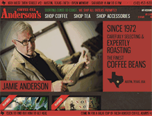 Tablet Screenshot of andersonscoffee.com
